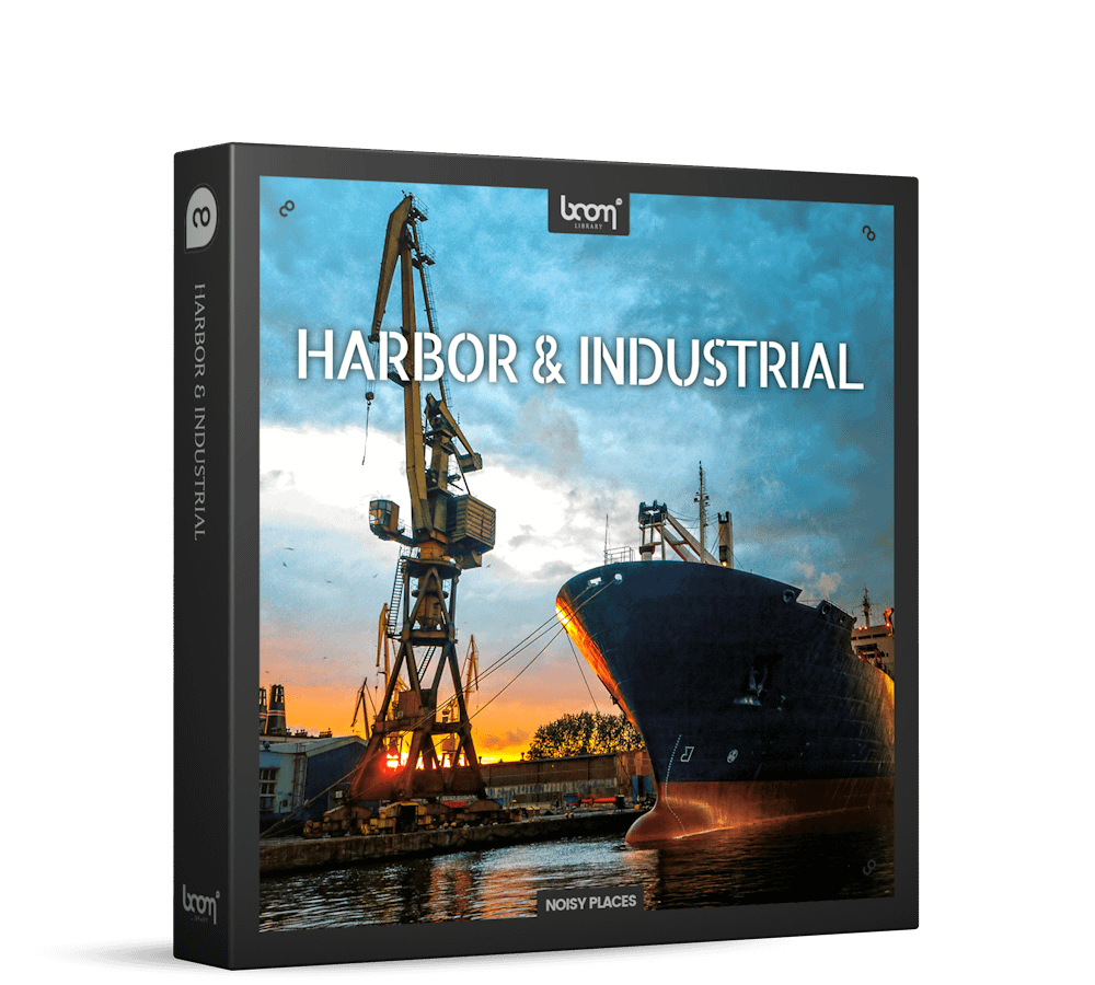 Harbor & Industrial Sound Effects by BOOM Library Product Box