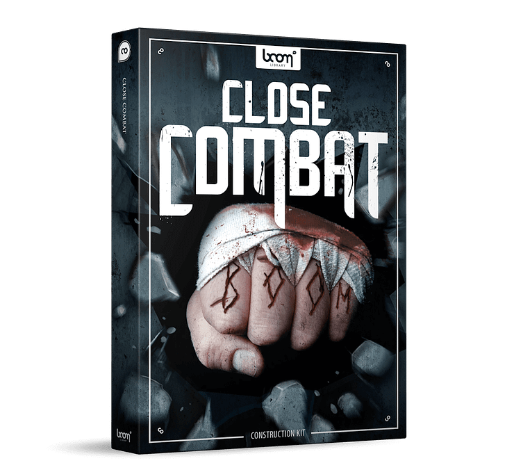 Close Combat Fight Sound Effects Construction Kit Product Box by BOOM Library