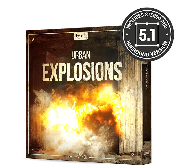Urban Explosion Sounds Designed by BOOM Library