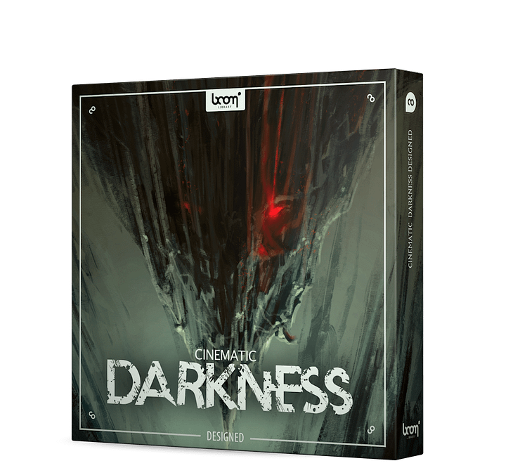 Cinematic Darkness Sound Effects Library Designed Product Box
