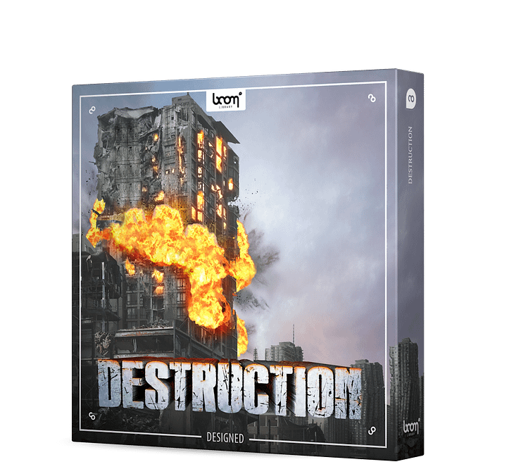 Destruction Sound Effects Library Product Box