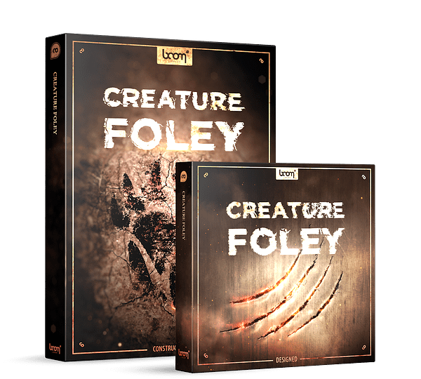 Creature Foley Sound Effects by BOOM Library Product Box