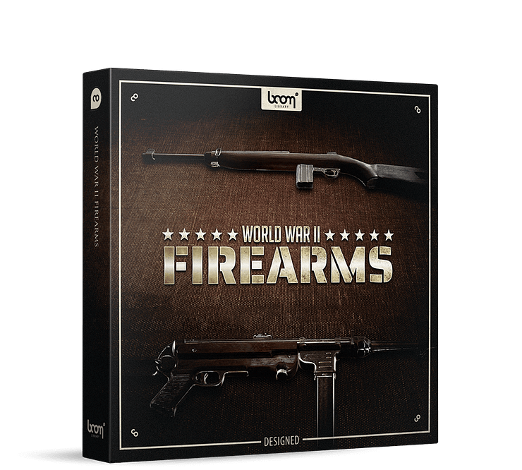 BOOM Library World War II Firearms Sound Effects Designed Collection Packshot