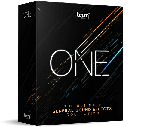 BOOM ONE general sound effects collection packshot