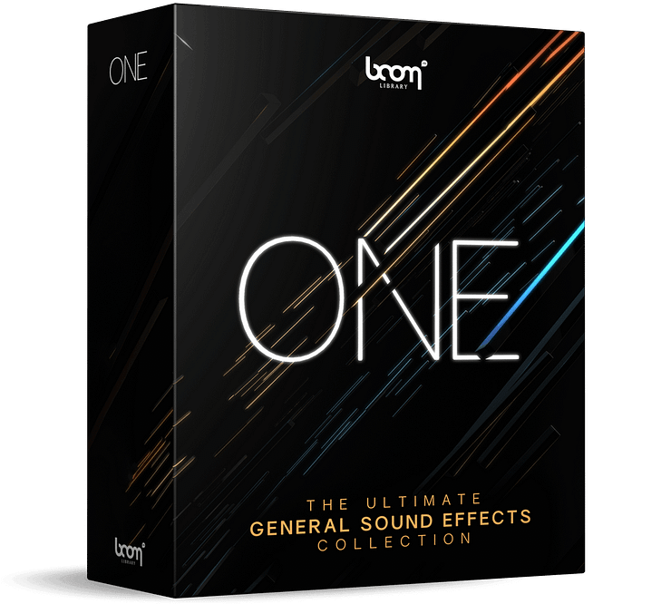 BOOM ONE general sound effects collection packshot