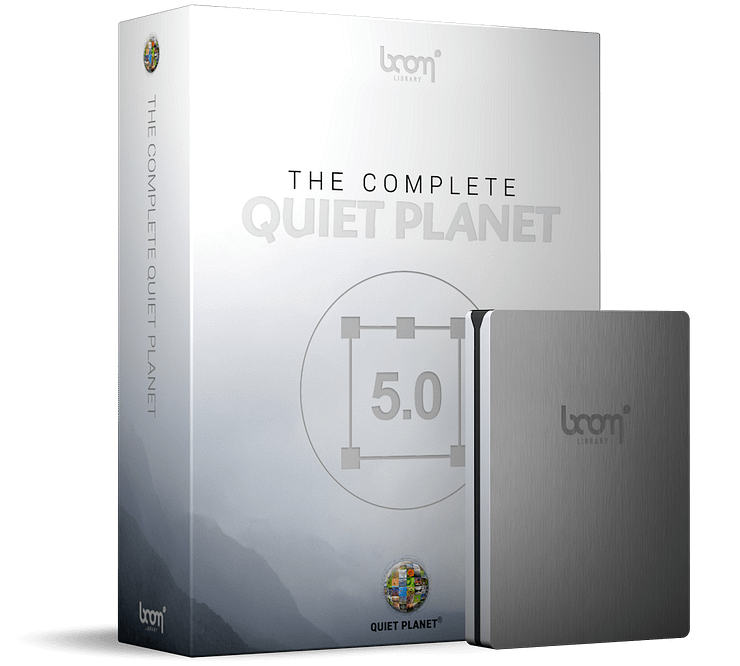 Complete Quiet Planet Surround Nature Ambient Sound Effects by BOOM Library product box