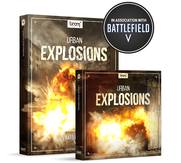 Urban Explosions Product Packshot by BOOM Library