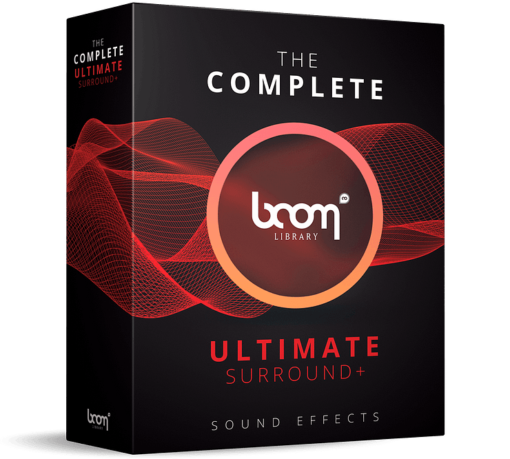 The Complete BOOM Ultimate Surround Packshot - complete sound library - BOOM Library