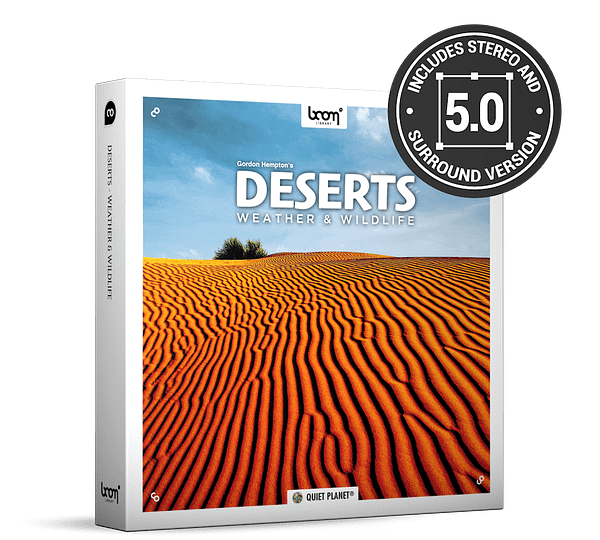 Deserts Nature Ambience Surround Sound Effects Library Product Box