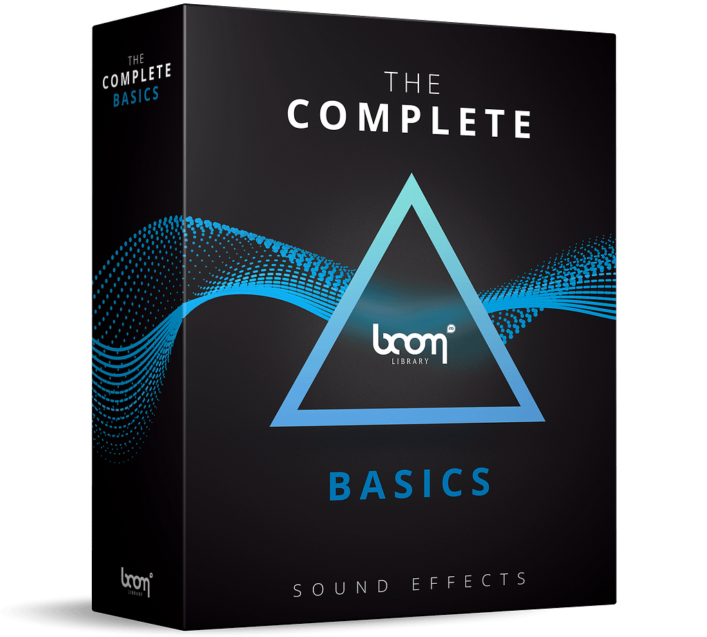 The Complete BOOM Basics Sound Effects Collection Packshot