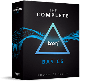 The Complete BOOM Basics Sound Effects Collection Packshot