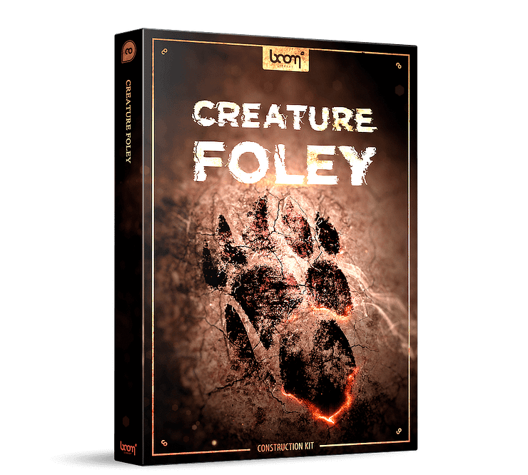 BOOM Library Creature Foley Sound Effects Construction Kit Product Packshot