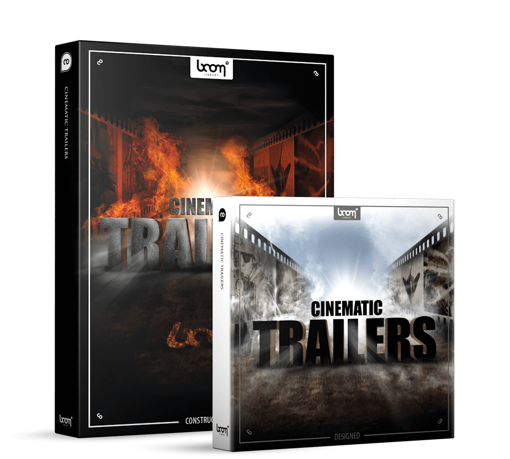 Cinematic Trailers Sound Effects Bundle Library Product Box