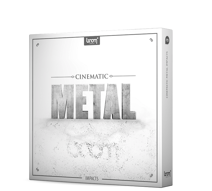 Cinematic Metal Sound Effects Library Product Box