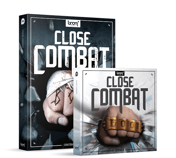 Close Combat Fight Sound Effects Bundle Product Box by BOOM Library