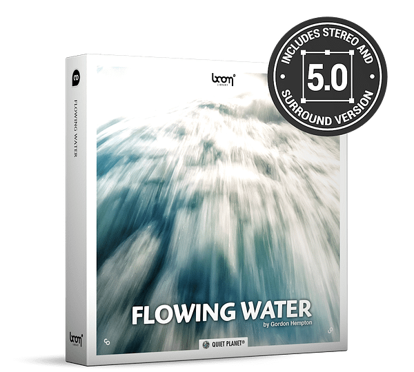 Flowing Water Nature Ambience Sound Effects Library Product Box