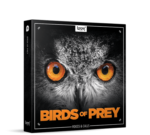 Birds Of Prey Sound Effects product box by BOOM Library