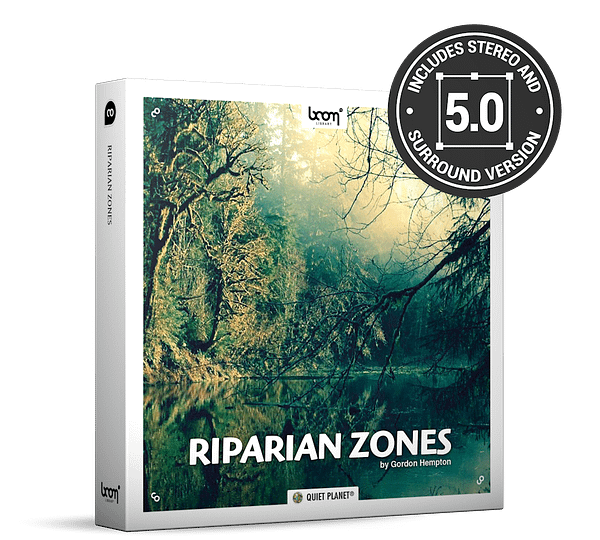 Riparian Zones Nature Ambience Sound Effects Library Product Box