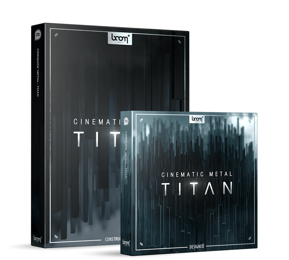 Cinematic Metal Titan Sound Effects Collection by BOOM Library Product Packshot