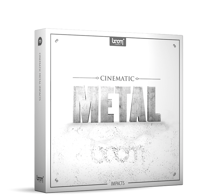 Cinematic Metal Sound Effects Library Product Box