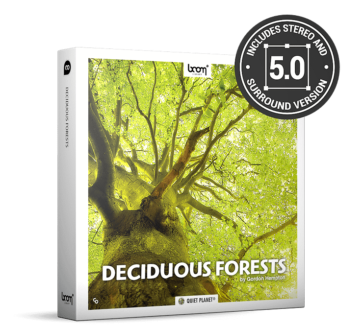 Deciduous Forests Nature Ambience Sound Effects Library Product Box