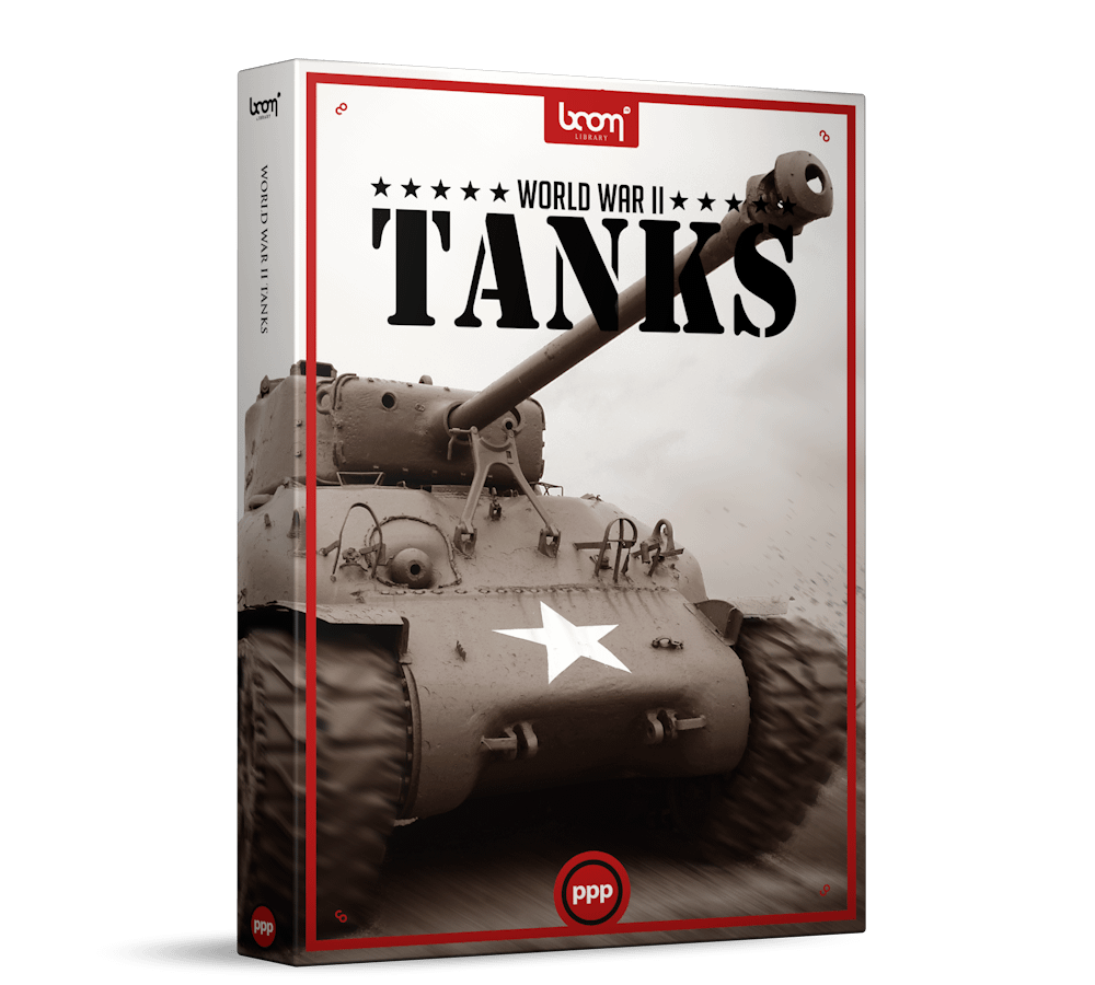 WW2 Tanks Sound Effects Library Product Box