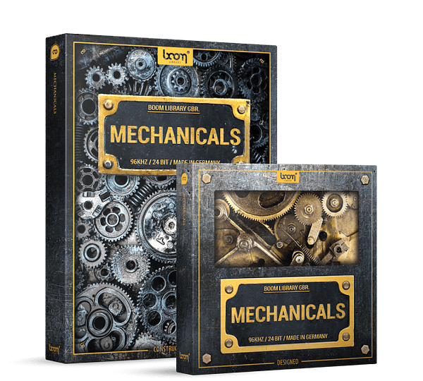 Mechanical Sound Effects Library Product Box Mechanicals