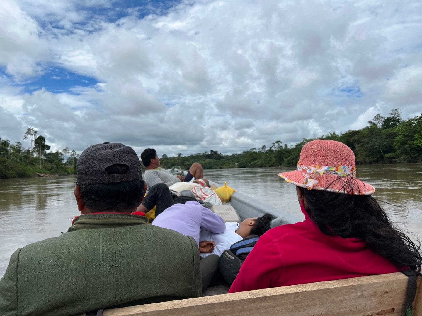 boat in the Amazon