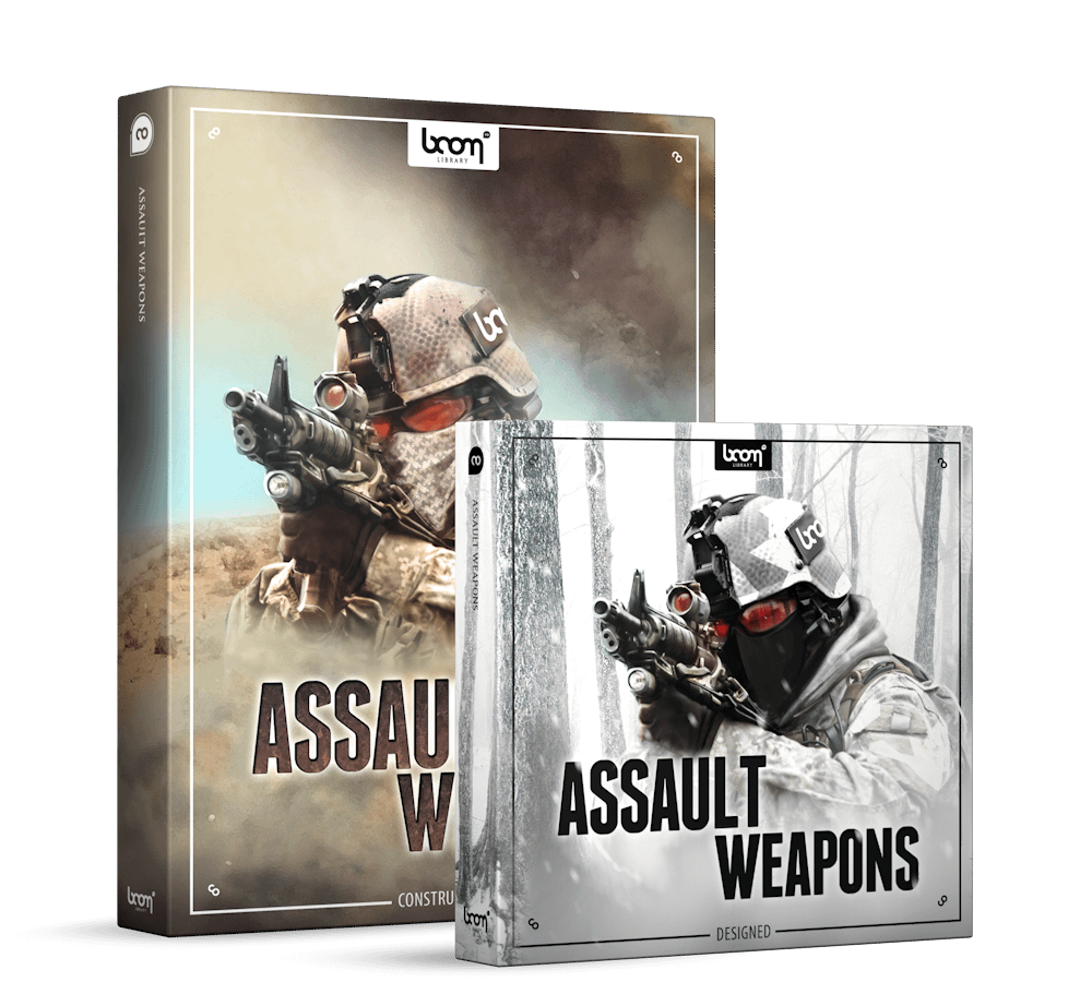 Assault Weapons Sound Effects Library Product Box