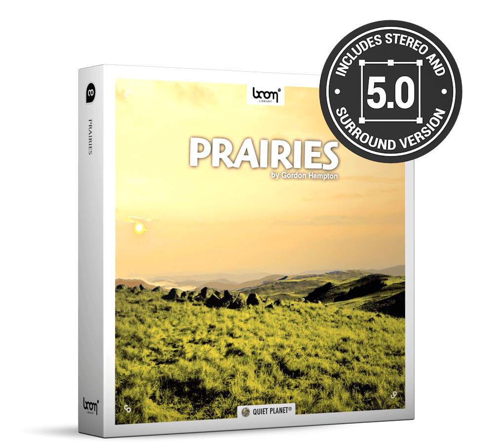 Prairies Nature Ambience Sound Effects Library Product Box