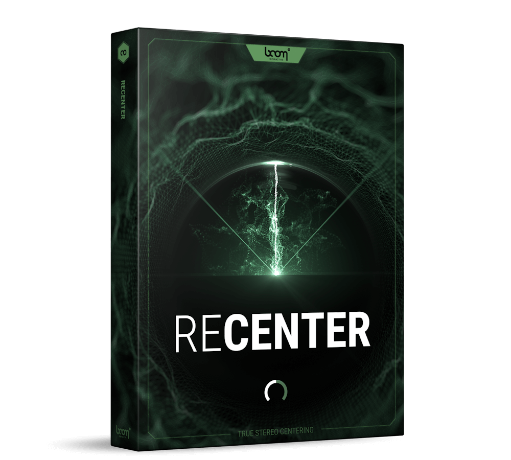 BOOM Library stereo fix software plug-in Recenter product packshot