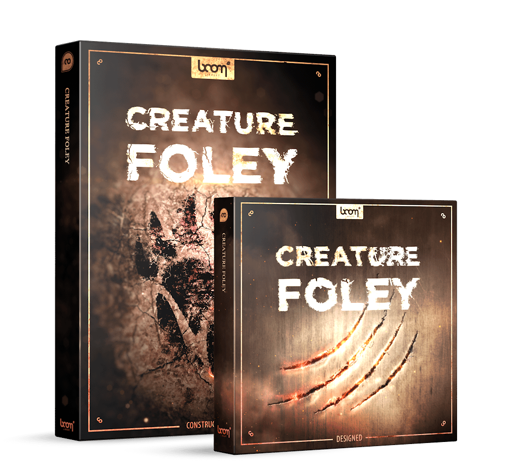Creature Foley Sound Effects by BOOM Library Product Box