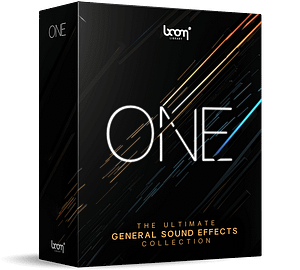 BOOM ONE general sound effects collection packshot