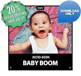 Baby Boom Sound Effects Library Product Box