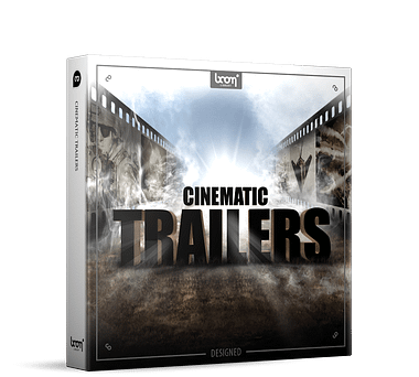 Cinematic Trailers Sound Effects Designed Library Product Box