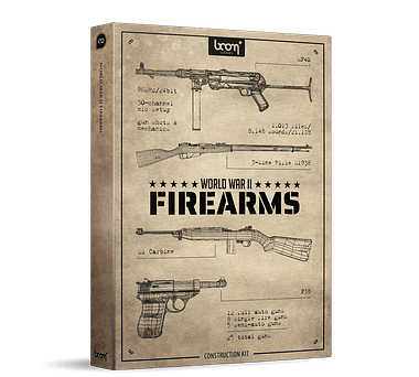 BOOM Library World War II Firearms Sound Effects Construction Kit Collection Packshot