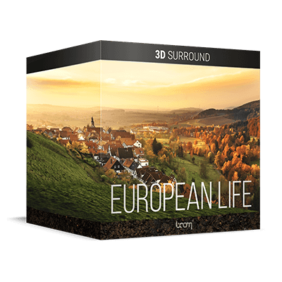 BOOM Library 3D Surround european life sound effects packshot