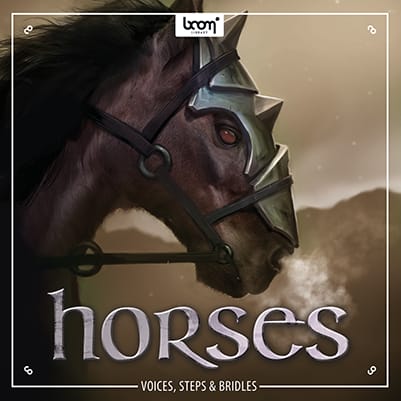 Boom Library Horses Sound Effects Cover front 2D