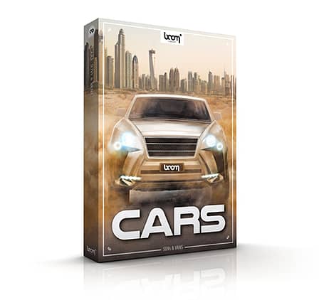 Cars SUVs and Vans Sound Effects Library Product Box