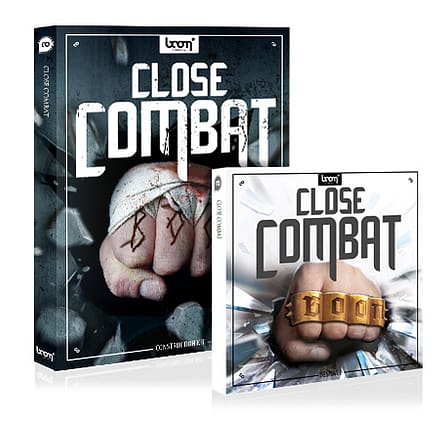 Close Combat Fight Sound Effects Bundle Product Box by BOOM Library