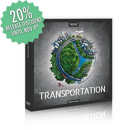 Transportation Sound Effects by Boom Library Product Box