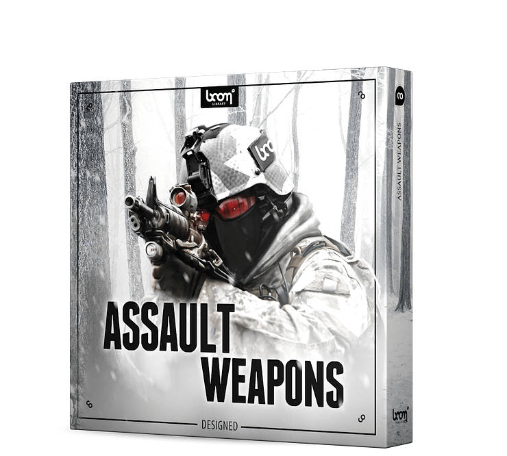 Assault Weapons Sound Effects Library Product Box