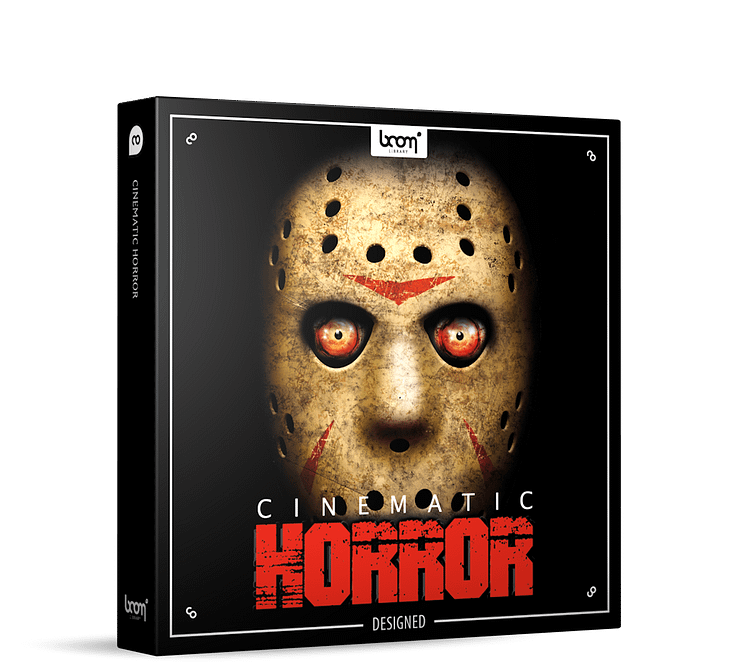 Cinematic Horror Sound Effects Library Product Box