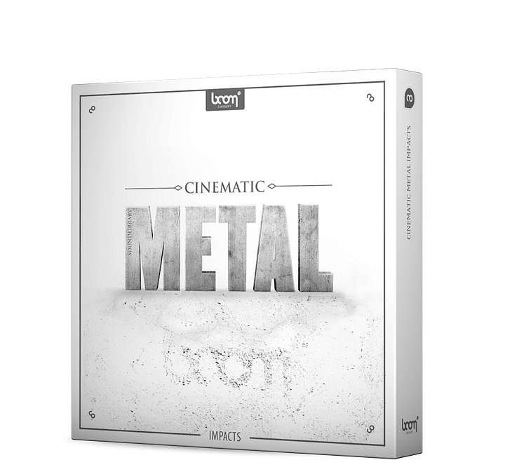 Cinematic Metal Sound Effects Designed Library Product Box