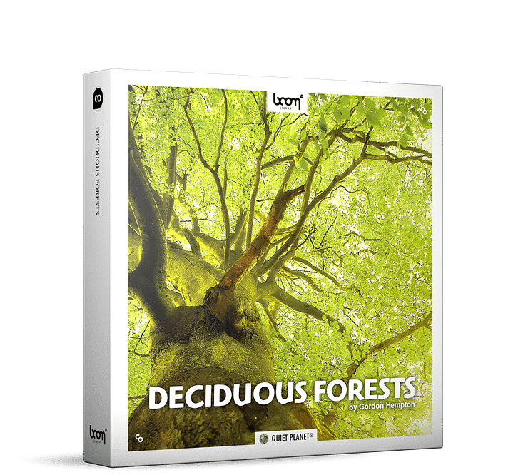 Deciduous Forests Nature Ambience Sound Effects Library Product Box