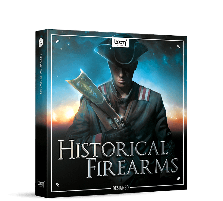 Historical Firearms Sound Effects Library Product Box