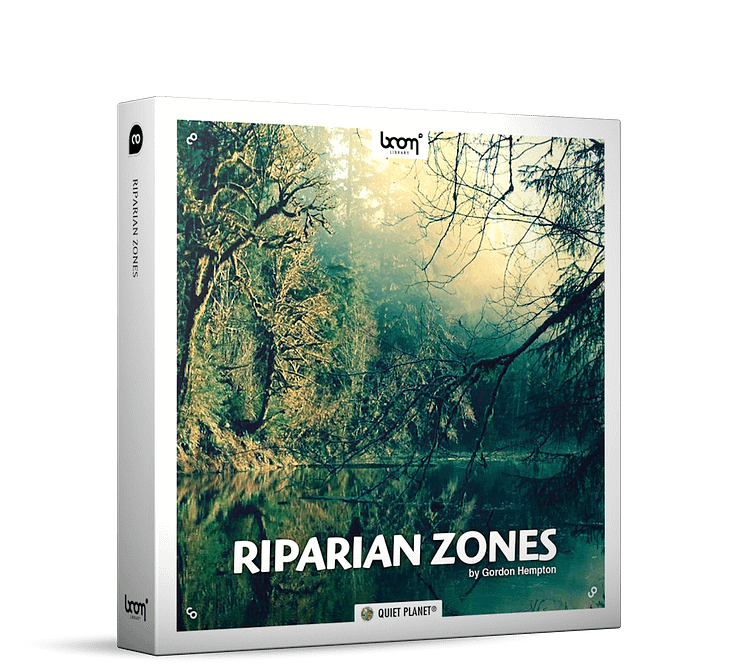 Riparian Zones Nature Ambience Sound Effects Library Product Box