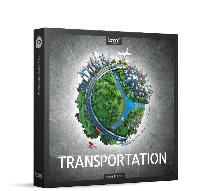 Transportation Sound Effects by Boom Library Product Box