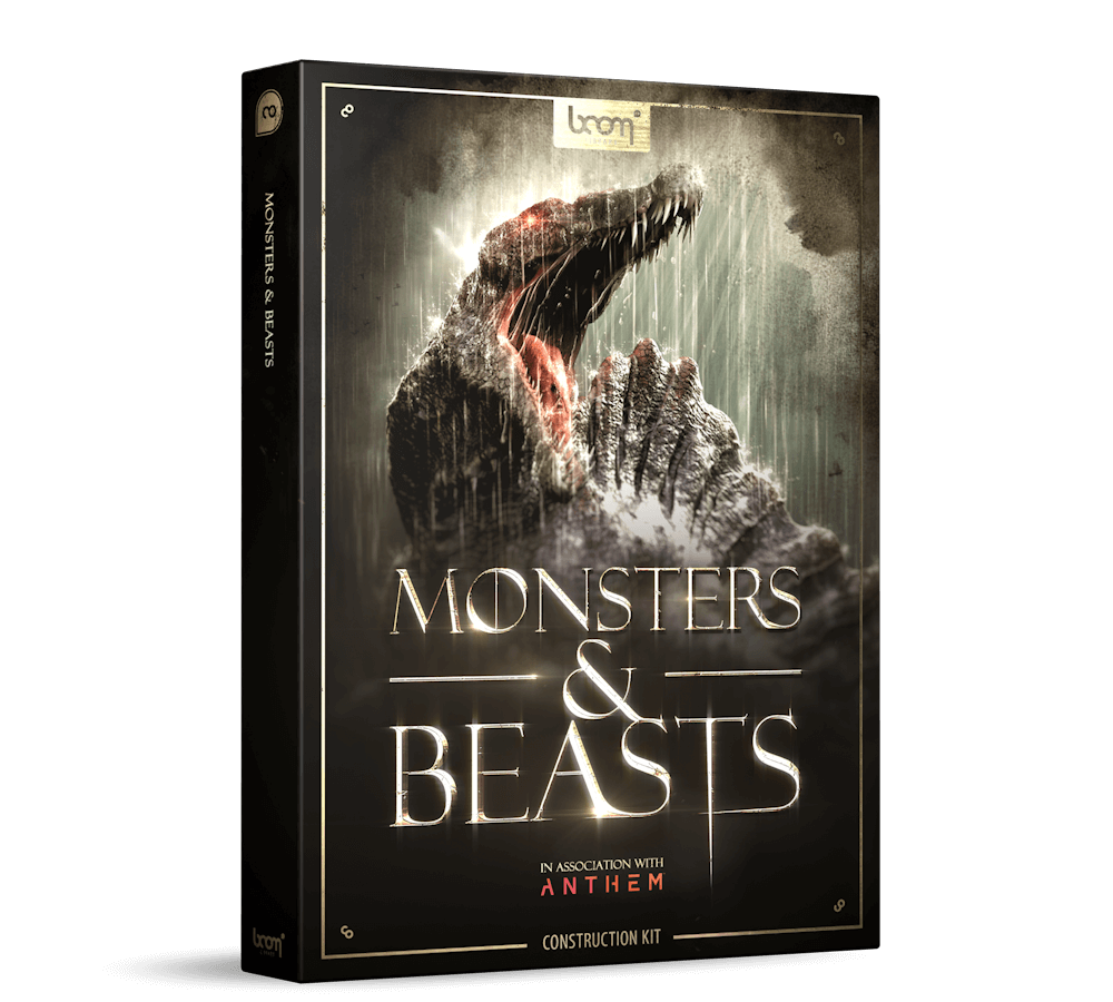 Monsters & Beasts Boom library sound effects creatures zombies evil Product Pack Shot construction kit