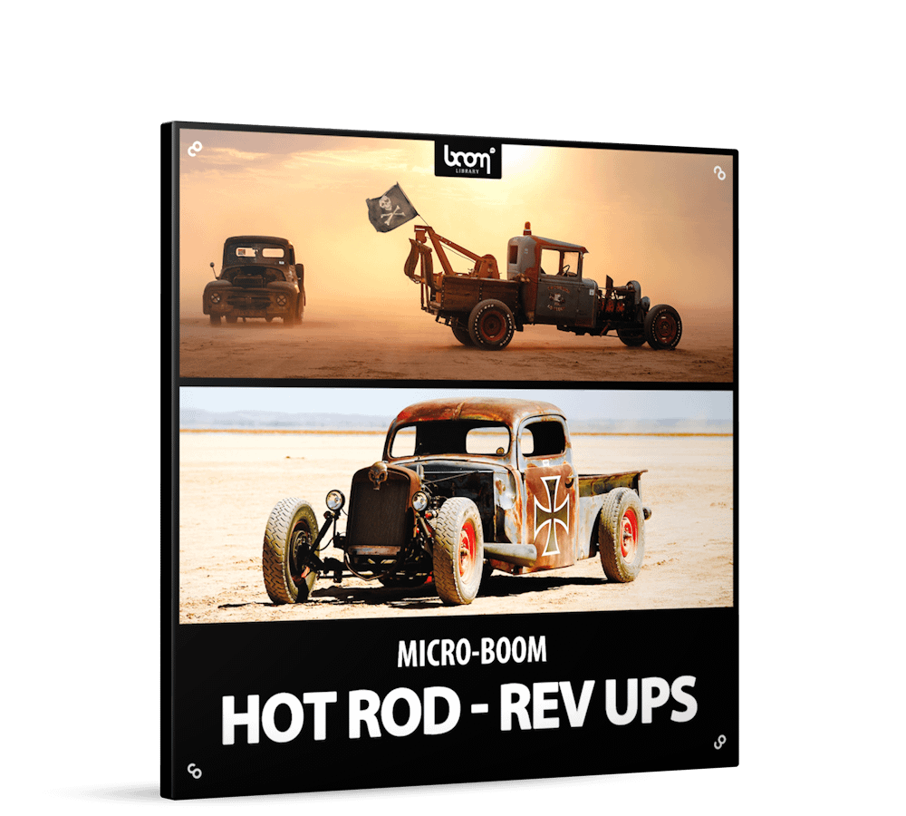Hot Rod-Rev Ups Sound Effects Library Product Box
